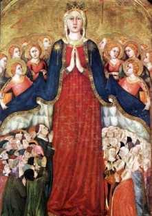 Madonna of the recommended by Lippo Memmi - Orvieto Cathedral 